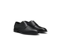 BOSS Chaussures derby confectionnées en Italie en cuir à motif - Style Derrek_Derb_busb, 50551035 Noir 43