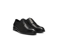 BOSS Chaussures derby en cuir à double surpiqûre - Style Tayil_Derb_bunl, 50541701 Noir 45
