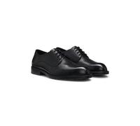 BOSS Chaussures derby en cuir à logo embossé - Style Tayil-L_Derb_buW, 50552521 Noir 44