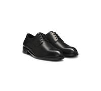 BOSS Chaussures derby en cuir avec détails de surpiqûre - Style Tayil_Derb_bunl, 50541701 Noir 42.5