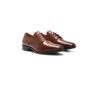 BOSS Chaussures derby en cuir avec finitions emblématiques - Style Colby_Derb_lt_N, 50498467 Marron 41.5