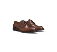 BOSS Chaussures derby en cuir avec logo en relief - Style Tayil-L_Derb_buvp, 50568836 Marron 40