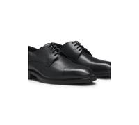 BOSS Chaussures derby en cuir grainé à bout droit - Style P-Winslow_Dr_buctp, 50549686 Noir 46