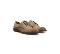 BOSS Chaussures derby en cuir suédé doux - Style Tayil-L_Derb_sdfs, 50563099 Beige 41