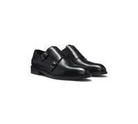 BOSS Chaussures en cuir à double bride - Style Tayil_Monk_buct, 50568808 Noir 40