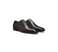 BOSS Chaussures Oxford à bout droit en cuir BOSS BY BECKHAM - Style Quillon_Oxfr_bu_DB, 50562069 Marron foncé 42.5