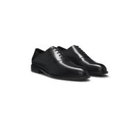 BOSS Chaussures Oxford en cuir avec logo au talon - Style Tayil_Oxf_bunl, 50552494 Noir 41