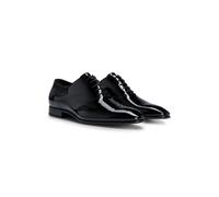 BOSS Chaussures Oxford en cuir verni à forme pointue - Style Evening_Oxfr_pa_N, 50499833 Noir 45.5
