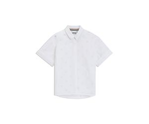 BOSS Chemise à manches courtes avec monogrammes Double B pour enfant - Style J52140/10P06A, J52140 Blanc 150