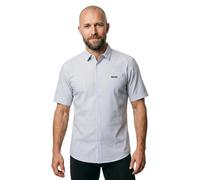 BOSS Chemise Regular à manches courtes en piqué de coton - Style ST_Dymova S, 50565851 Rayures grises XL