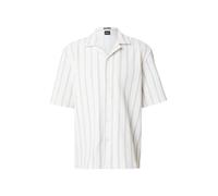 BOSS Chemise camel / blanc, Taille XL