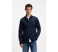 BOSS Chemise coupe décontractée Heritage en popeline de coton Compact - Style H-ROB-SP-2P-263, 50567050 Bleu foncé S