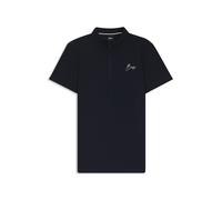 BOSS Chemise d’entraînement d’équitation avec logo manuscrit - Style RENEE TRAINING SHIRT, B7W0407 Bleu foncé L