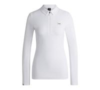 BOSS Chemise d’entraînement d’équitation en piqué stretch - Style CHESS TRAINING SHIRT, B5W0403 Blanc L