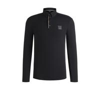 BOSS Chemise d’entraînement d’équitation en tissu stretch respirant - Style NICK TRAINING SHIRT, B6M0403 Noir XS