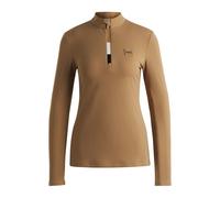 BOSS Chemise d’entraînement d’équitation Slim en tissu très stretch - Style MINOU TRAINING SHIRT BLACK, B6W0402 Beige L