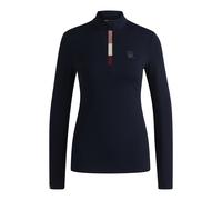 BOSS Chemise d’entraînement d’équitation Slim en tissu très stretch - Style MINOU TRAINING SHIRT BLACK, B6W0402 Bleu foncé XL