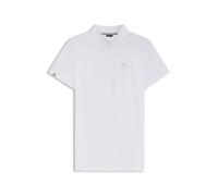 BOSS Chemise de concours d’équitation en matière super stretch - Style MAIRA SHOW SHIRT TEXTURE, B7W0401 Blanc L