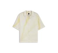 BOSS Chemise décontractée avec imprimé artistique - Style Lapisy_M, 50543525 Jaune clair M
