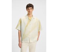 BOSS Chemise décontractée avec imprimé artistique - Style Lapisy_M, 50543525 Jaune clair XL
