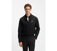 BOSS Chemise en jersey de coton infroissable avec stretch naturel - Style ST_Motion L, 50555946 Noir M