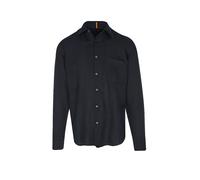 BOSS Chemise en lin coupe Regular RELEGANT bleu | L