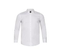 BOSS Hommes H-HANK-kent-C1-214 Chemise Slim Fit en Popeline de Coton Stretch Facile à Repasser