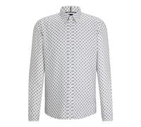 Boss Chemise Homme Coupe Regular Tissu Oxford Imprimé 50513389 Couleur Blanc