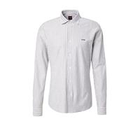 BOSS Chemise 'Mysoft_2' kaki / blanc, Taille L