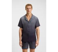 BOSS Chemise Regular à imprimé monogramme en dégradé - Style Vale_Shirt, 50534342 Gris sombre S