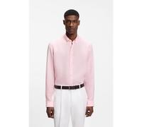 BOSS Chemise Regular à pointes boutonnées en lin - Style H-LIAM-BD-E-C1-261, 50556077 Rose clair L
