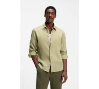 BOSS Chemise Regular à pointes boutonnées en lin - Style H-LIAM-BD-E-C1-263, 50567009 Beige XXL