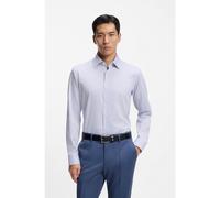BOSS Chemise Regular en coton à rayures, facile à repasser - Style H-JOE-K-C1-261, 50555712 Rayures bleu clair 41