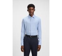 BOSS Chemise Regular en coton italien mélangé - Style L-JOSH-KENT-C1-243, 50544773 Bleu 42