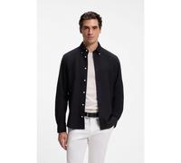 BOSS Chemise Regular en coton Oxford à pointes boutonnées - Style H-LIAM-BD-E-C1-263, 50567015 Bleu foncé L