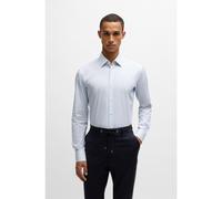BOSS Chemise Regular en coton stretch facile à repasser - Style H-JOE-kent-C1-214, 50532835 bleu clair 42L