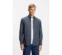 BOSS Chemise Regular en coton stretch façonné à carreaux - Style Ricoplus_M, 50556464 Bleu à motif XL