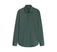 BOSS Chemise Regular en coton stretch - Style H-JOE-kent-C1-214, 50473265 Vert sombre 38