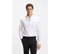 BOSS Chemise Regular en jersey de coton infroissable - Style ST_Motion L, 50555946 Blanc L