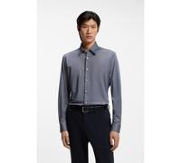 BOSS Chemise Regular en jersey Oxford stretch performant - Style P-LIAM-K-F-261, 50556672 Bleu foncé M