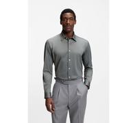 BOSS Chemise Regular en jersey Oxford stretch performant - Style P-LIAM-K-F-261, 50556672 Gris sombre M