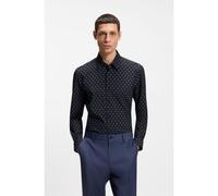 BOSS Chemise Regular en jersey stretch performant imprimé - Style P-LIAM-K-F-261, 50562148 Bleu à motif M