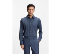 BOSS Chemise Regular en jersey stretch performant - Style P-JOE-S-K-261, 50555764 Bleu foncé 39