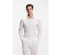 BOSS Chemise Regular en lin à rayures - Style C-LIAM-SP-262, 50567855 Rayures beiges S