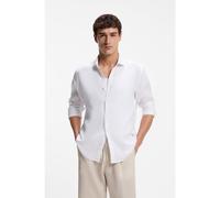 BOSS Chemise Regular en lin lavé - Style C-LIAM-SP-262, 50567827 Blanc XXL
