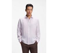 BOSS Chemise Regular en lin lavé - Style C-LIAM-SP-262, 50567827 Violet clair XXXL