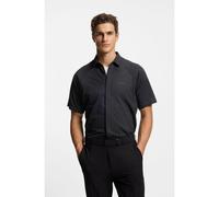 BOSS Chemise Regular en maille de piqué de coton - Style ST_Excurse S, 50554450 Gris à motif L