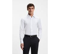 BOSS Chemise Regular en popeline de coton confectionnée en Italie - Style L-JOSH-KENT-C1-243, 50530297 Blanc 44