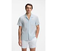 BOSS Chemise Regular en tissu seersucker - Style Relax_Shirt, 50561168 bleu clair L