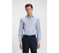 BOSS Chemise Regular en twill de coton imprimé - Style H-JOE-spread-C1-222, 50550768 bleu clair 46